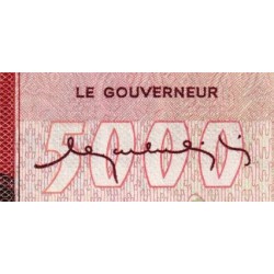 Madagascar - Pick 66 - 5'000 francs - 1'000 ariary - Série A/5 - 1974 - Etat : TTB+