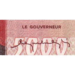 Madagascar - Pick 66 - 5'000 francs - 1'000 ariary - Série A/9 - 1974 - Etat : TTB