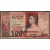 Madagascar - Pick 66 - 5'000 francs - 1'000 ariary - Série A/26 - 1974 - Etat : B-