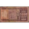 Madagascar - Pick 66 - 5'000 francs - 1'000 ariary - Série A/26 - 1974 - Etat : B-