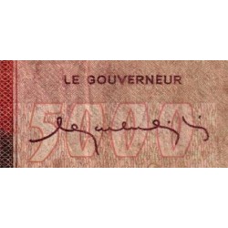 Madagascar - Pick 66 - 5'000 francs - 1'000 ariary - Série A/26 - 1974 - Etat : B-