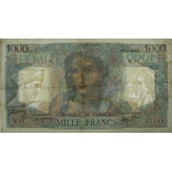 F 41-05 - 28/06/1945 - 1000 francs - Minerve et Hercule - Série W.61 (remplacement) - Etat : TTB