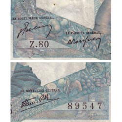 F 41-06 - 12/07/1945 - 1000 francs - Minerve et Hercule - Série Z.80 - Etat : TB+