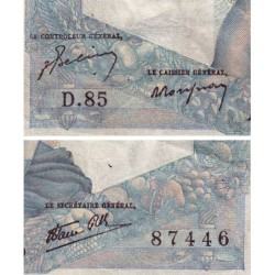 F 41-06 - 12/07/1945 - 1000 francs - Minerve et Hercule - Série D.85 - Etat : TB+