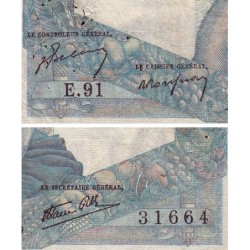 F 41-06 - 12/07/1945 - 1000 francs - Minerve et Hercule - Série E.91 - Etat : TB