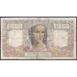 F 41-07 - 23/08/1945 - 1000 francs - Minerve et Hercule - Série Q.101 - Etat : TB-
