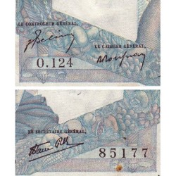 F 41-08 - 22/11/1945 - 1000 francs - Minerve et Hercule - Série O.124 - Etat : TTB