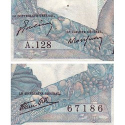 F 41-08 - 22/11/1945 - 1000 francs - Minerve et Hercule - Série A.128 - Etat : TTB