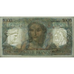 F 41-08 - 22/11/1945 - 1000 francs - Minerve et Hercule - Série A.128 - Etat : TTB