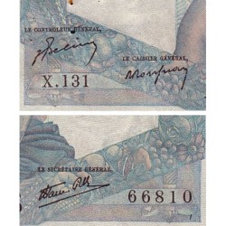 F 41-08 - 22/11/1945 - 1000 francs - Minerve et Hercule - Série X.131 - Etat : TB+