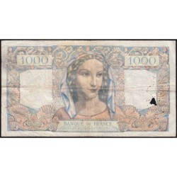 F 41-08 - 22/11/1945 - 1000 francs - Minerve et Hercule - Série Q.133 - Etat : B
