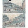 F 41-08 - 22/11/1945 - 1000 francs - Minerve et Hercule - Série Q.133 - Etat : B