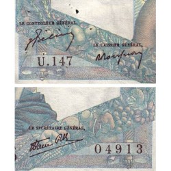 F 41-09 - 06/12/1945 - 1000 francs - Minerve et Hercule - Série U.147 - Etat : TTB-