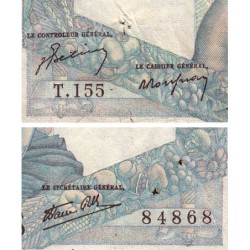 F 41-09 - 06/12/1945 - 1000 francs - Minerve et Hercule - Série T.155 - Etat : TB-