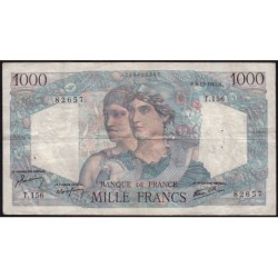 F 41-09 - 06/12/1945 - 1000 francs - Minerve et Hercule - Série T.156 - Etat : TB+