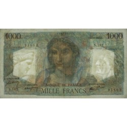 F 41-09 - 06/12/1945 - 1000 francs - Minerve et Hercule - Série S.162 - Etat : TTB