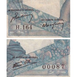 F 41-09 - 06/12/1945 - 1000 francs - Minerve et Hercule - Série H.164 - Etat : SUP+