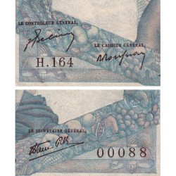 F 41-09 - 06/12/1945 - 1000 francs - Minerve et Hercule - Série H.164 - Etat : SUP+