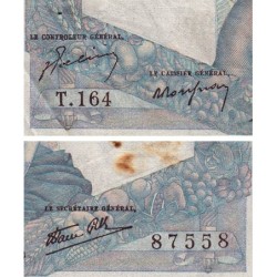 F 41-09 - 06/12/1945 - 1000 francs - Minerve et Hercule - Série T.164 - Etat : TB+