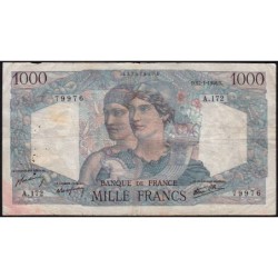 F 41-10 - 17/01/1946 - 1000 francs - Minerve et Hercule - Série A.172 - Etat : TB-