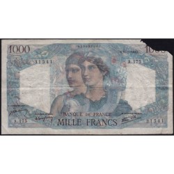 F 41-10 - 17/01/1946 - 1000 francs - Minerve et Hercule - Série A.175 - Etat : AB