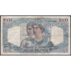F 41-10 - 17/01/1946 - 1000 francs - Minerve et Hercule - Série R.178 - Etat : TB-