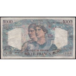 F 41-10 - 17/01/1946 - 1000 francs - Minerve et Hercule - Série W.180 (remplacement) - Etat : TB