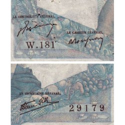 F 41-10 - 17/01/1946 - 1000 francs - Minerve et Hercule - Série W.181 (remplacement) - Etat : TB