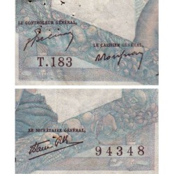 F 41-10 - 17/01/1946 - 1000 francs - Minerve et Hercule - Série T.183 - Etat : TB