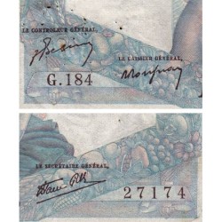F 41-10 - 17/01/1946 - 1000 francs - Minerve et Hercule - Série G.184 - Etat : TB