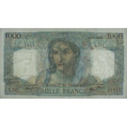 F 41-10 - 17/01/1946 - 1000 francs - Minerve et Hercule - Série X.185 - Etat : TTB+
