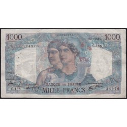F 41-10 - 17/01/1946 - 1000 francs - Minerve et Hercule - Série C.186 - Etat : TTB