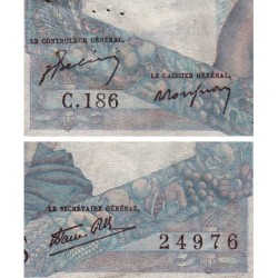 F 41-10 - 17/01/1946 - 1000 francs - Minerve et Hercule - Série C.186 - Etat : TTB