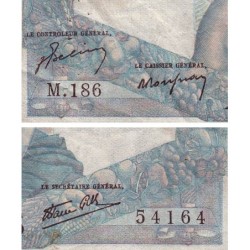 F 41-10 - 17/01/1946 - 1000 francs - Minerve et Hercule - Série M.186 - Etat : TB-