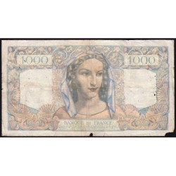 F 41-10 - 17/01/1946 - 1000 francs - Minerve et Hercule - Série C.187 - Etat : B