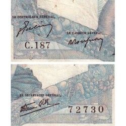F 41-10 - 17/01/1946 - 1000 francs - Minerve et Hercule - Série C.187 - Etat : B