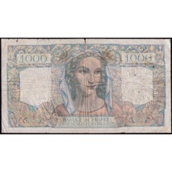 F 41-10 - 17/01/1946 - 1000 francs - Minerve et Hercule - Série V.187 - Etat : B+
