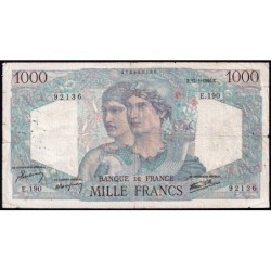 F 41-10 - 17/01/1946 - 1000 francs - Minerve et Hercule - Série E.190 - Etat : TB-