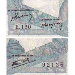 F 41-10 - 17/01/1946 - 1000 francs - Minerve et Hercule - Série E.190 - Etat : TB-