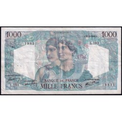 F 41-11 - 21/02/1946 - 1000 francs - Minerve et Hercule - Série L.193 - Etat : TTB