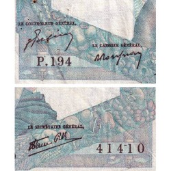 F 41-11 - 21/02/1946 - 1000 francs - Minerve et Hercule - Série P.194 - Etat : B