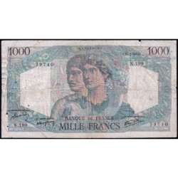 F 41-11 - 21/02/1946 - 1000 francs - Minerve et Hercule - Série N.199 - Etat : B+