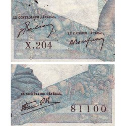 F 41-11 - 21/02/1946 - 1000 francs - Minerve et Hercule - Série X.204 - Etat : B+