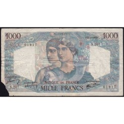 F 41-11 - 21/02/1946 - 1000 francs - Minerve et Hercule - Série S.207 - Etat : AB