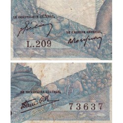 F 41-11 - 21/02/1946 - 1000 francs - Minerve et Hercule - Série L.209 - Etat : B+