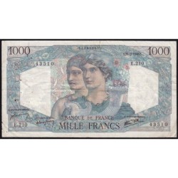F 41-11 - 21/02/1946 - 1000 francs - Minerve et Hercule - Série E.210 - Etat : TB