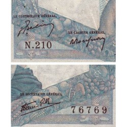 F 41-11 - 21/02/1946 - 1000 francs - Minerve et Hercule - Série N.210 - Etat : TTB+