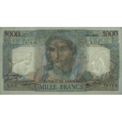 F 41-11 - 21/02/1946 - 1000 francs - Minerve et Hercule - Série N.210 - Etat : TTB+