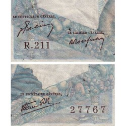 F 41-11 - 21/02/1946 - 1000 francs - Minerve et Hercule - Série R.211 - Etat : TB-