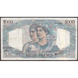 F 41-11 - 21/02/1946 - 1000 francs - Minerve et Hercule - Série U.211 - Etat : B
